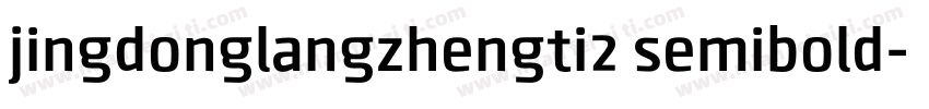 jingdonglangzhengti2 semibold字体转换
